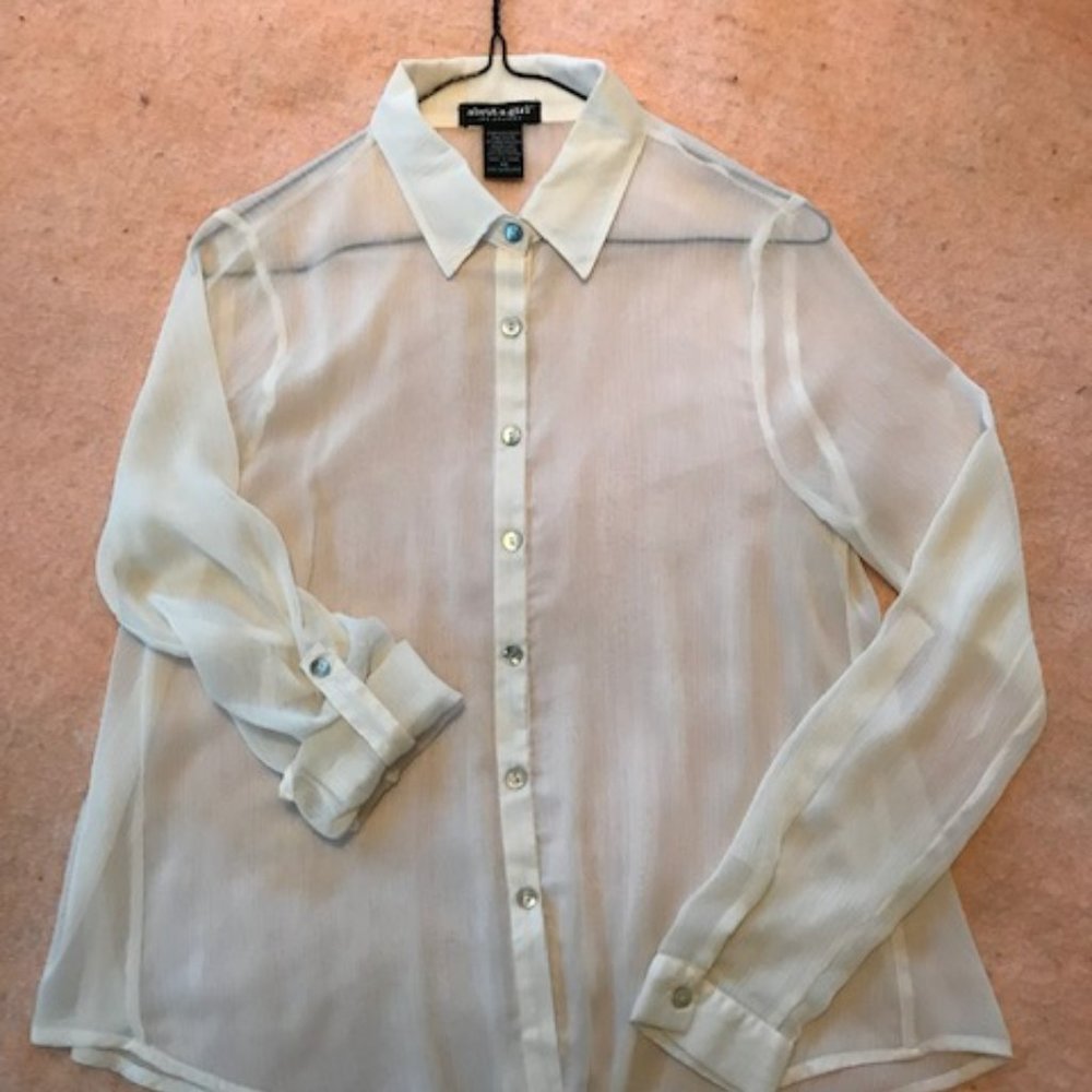 Sheer blouse